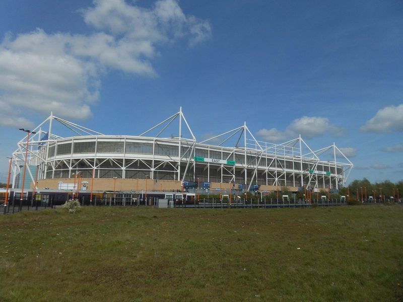 Coventry Building Society Arena with the hotel wing