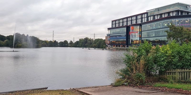 Resorts World Birmingham at the NEC in the early evening