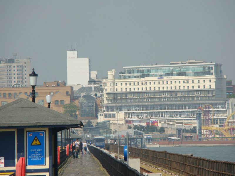 The Palace Hotel seen from Southend Pier