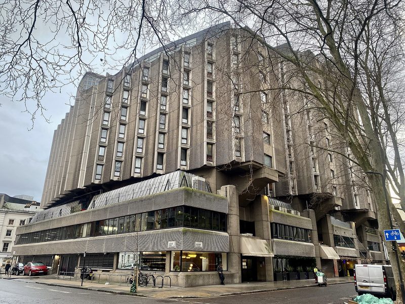 The former St Giles Hotel building in Bloomsbury